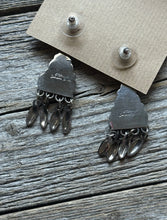 Load image into Gallery viewer, Native American Sterling Silver Turquoise Earrings Geneva