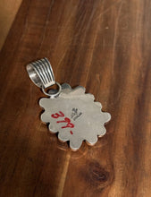 Load image into Gallery viewer, Navajo Sterling Silver Black Onyx Turquoise Cluster Pendant  La Rose