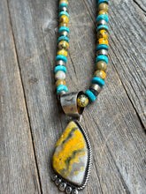 Load image into Gallery viewer, Handmade Navajo Jasper Pendent Sterling Silver With necklace