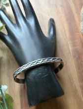 Load image into Gallery viewer, Sunshine Reeves Sterling Silver Stacker Cuff Bracelet Navajo Native Gift