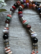 Load image into Gallery viewer, Tommy &amp; Rosita Singer T R Sterling Silver Red Spiny Oyster Bead Necklace 28”