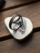 Load image into Gallery viewer, Navajo Native Sterling Silver Number 8 Turquoise Adjustable Ring Leslie Nez Gift