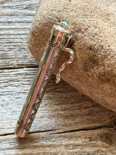 Load image into Gallery viewer, Handmade Sterling Silver Turquoise Toothpick Holder
