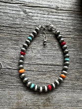 Load image into Gallery viewer, Multi Stone 6mm 7 Inch 925 Sterling Silver Pearls Bead Bracelet