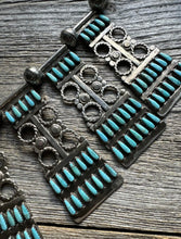 Load image into Gallery viewer, Native American Navajo Sterling Silver Turquoise Pearls Bead Necklace L By Joe