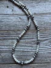 Load image into Gallery viewer, Southwestern Sterling Silver Freshwater Pearls Bead Necklace 18 inch Gift