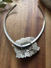 Load image into Gallery viewer, Native American Sterling Silver Turquoise Cluster Pendant Necklace TJ