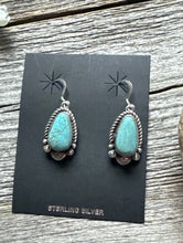 Load image into Gallery viewer, Navajo Native American Sterling Silver Turquoise Earrings KY