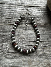 Load image into Gallery viewer, Genuine Purple Spiny Oyster 6mm 7 Inch 925 Sterling Silver Pearls Bead Bracelet