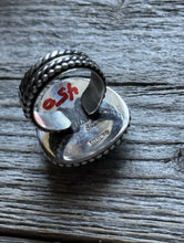 Load image into Gallery viewer, Native American Sterling Silver Kingman Turquoise Ring. Size 8. Mary Ellen