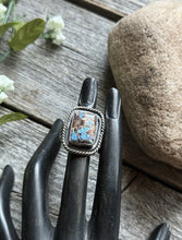 Load image into Gallery viewer, Native American Sterling Silver Golden Hill Turquoise Ring. Size 10 Gift BJ