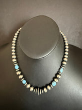Load image into Gallery viewer, Sterling silver golden hills necklace 18 inch