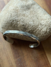 Load image into Gallery viewer, Sunshine Reeves Sterling Silver Stacker Cuff Bracelet Navajo Native Gift