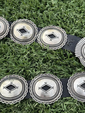Load image into Gallery viewer, Calvin Martinez Native American Navajo Sterling Silver Concho Belt Signed