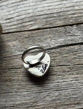 Load image into Gallery viewer, Navajo 925 Sterling Silver Orange Red Spiny Oyster Adjustable Ring. D