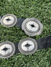 Load image into Gallery viewer, Calvin Martinez Native American Navajo Sterling Silver Concho Belt Signed