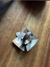 Load image into Gallery viewer, Navajo Sterling Silver Thunderbird Stamped Adjustable Ring Sunshine Reeves