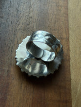 Load image into Gallery viewer, Navajo Handmade Sterling Silver Pink Conch Adjustable Ring Etta Enditto Gift