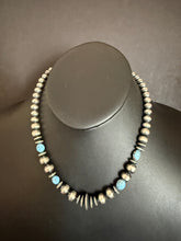 Load image into Gallery viewer, Sterling silver golden hills necklace 18 inch