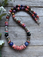 Load image into Gallery viewer, Tommy &amp; Rosita Singer T R Sterling Silver Red Spiny Oyster Bead Necklace 28”
