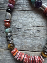 Load image into Gallery viewer, Tommy &amp; Rosita Singer T R Sterling Silver Red Spiny Oyster Bead Necklace 28”