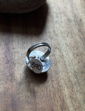 Load image into Gallery viewer, Native American Sterling Silver Sonoran Gold Turquoise Ring. Size 9 Adjustable P