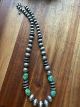 Load image into Gallery viewer, Sterling Silver Sonoran bead necklace