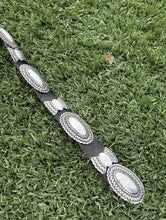 Load image into Gallery viewer, Martinez Native American Navajo Sterling Silver Concho Belt Signed