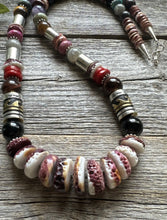 Load image into Gallery viewer, Tommy &amp; Rosita Singer T R Sterling Silver Purple Spiny Oyster Bead Necklace 28”