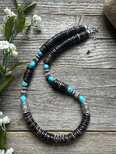 Load image into Gallery viewer, Sugilite Sleeping Beauty Turquoise Sterling Silver Nuggets Bead Necklace 18 inch