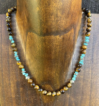 Load image into Gallery viewer, Tommy Rosita Singer T R Sterling Silver Tigers Eye Choker Bead Necklace 15 Inch