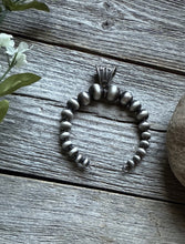 Load image into Gallery viewer, Sterling Silver Pearls Naja Bead Pendant 5mm-12mm 2.5 Inch
