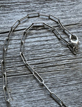 Load image into Gallery viewer, Unisex Mens 925 Sterling Silver Link Chain Necklace 18 Inch