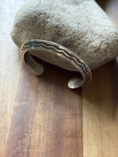 Load image into Gallery viewer, Sunshine Reeves Sterling Silver Stacker Cuff Bracelet Navajo Gift