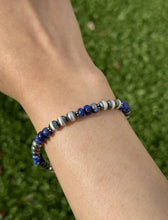 Load image into Gallery viewer, Lot of 14 Multi Stone 6mm 7 Inch 925 Sterling Silver Pearls Bead Bracelets Set
