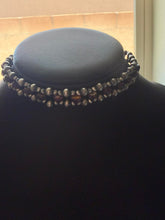 Load image into Gallery viewer, Sterling silver purple spiny oyster choker necklace