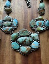 Load image into Gallery viewer, Navajo Sterling Silver Number # 8 Squash Blossom Naja Necklace C Yazzie
