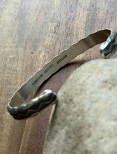 Load image into Gallery viewer, Sunshine Reeves Sterling Silver Stacker Cuff Bracelet Navajo Native Gift