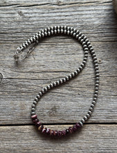 Load image into Gallery viewer, Purple Spiny Oyster 4mm Sterling Silver Pearls Choker Bead Necklace 16 Inch Gift