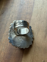 Load image into Gallery viewer, Navajo Sterling Silver Turquoise Adjustable Ring Etta Enditto Gift