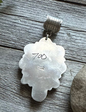 Load image into Gallery viewer, Navajo Sterling Silver Number 8 Turquoise Cluster Pendant. C Yazzie
