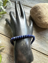 Load image into Gallery viewer, Lapis Lazuli 7 Inch Stretch Bead Bracelet Gift Southwestern