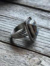 Load image into Gallery viewer, Native American Sterling Silver Golden Hill Turquoise Ring. Size 10 Gift BJ