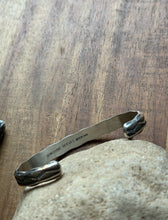 Load image into Gallery viewer, Sunshine Reeves Sterling Silver Stacker Cuff Bracelet Navajo Native Gift