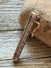 Load image into Gallery viewer, Handmade Sterling Silver Turquoise Toothpick Holder