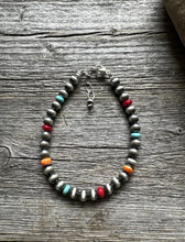 Load image into Gallery viewer, Multi Stone 6mm 7 Inch 925 Sterling Silver Pearls Bead Bracelet