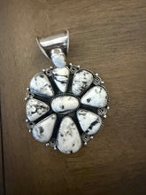 Load image into Gallery viewer, Navajo sterling silver wb pendant