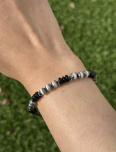 Load image into Gallery viewer, Lot of 14 Multi Stone 6mm 7 Inch 925 Sterling Silver Pearls Bead Bracelets Set