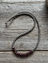 Load image into Gallery viewer, Purple Spiny Oyster 4mm Sterling Silver Pearls Choker Bead Necklace 16 Inch Gift
