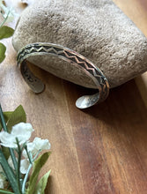Load image into Gallery viewer, Sunshine Reeves Sterling Silver Stacker Cuff Bracelet Navajo Gift